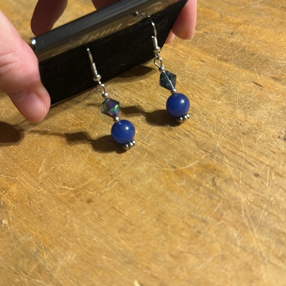 Anna Bella Beaded Dangle Drop Earrings - Picture 3 of 4